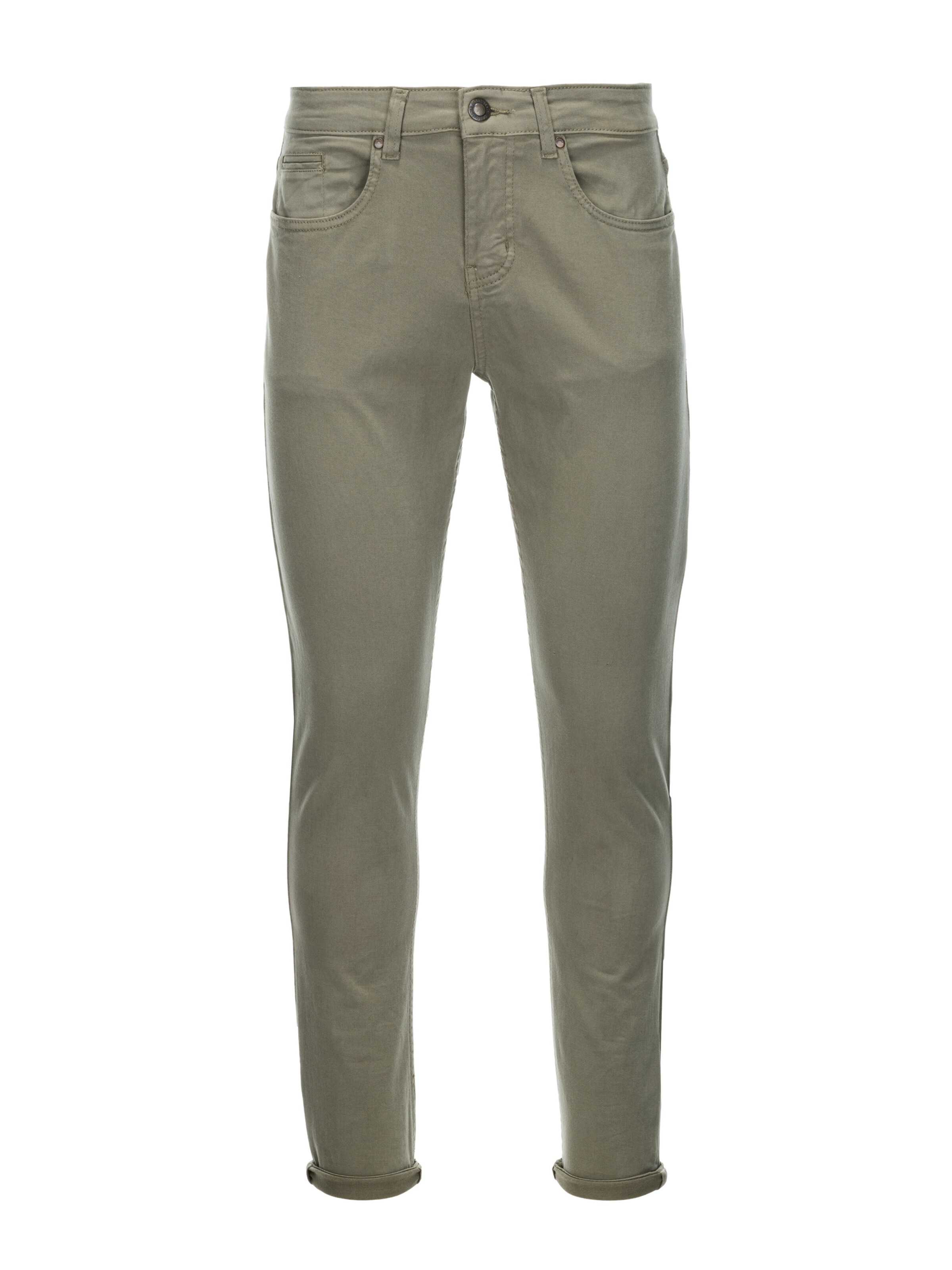 Pantalon chino 'P1059' Ombre en vert : devant