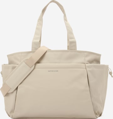 Kapten & Son - Shopper 'Hellvi' en beige: frente