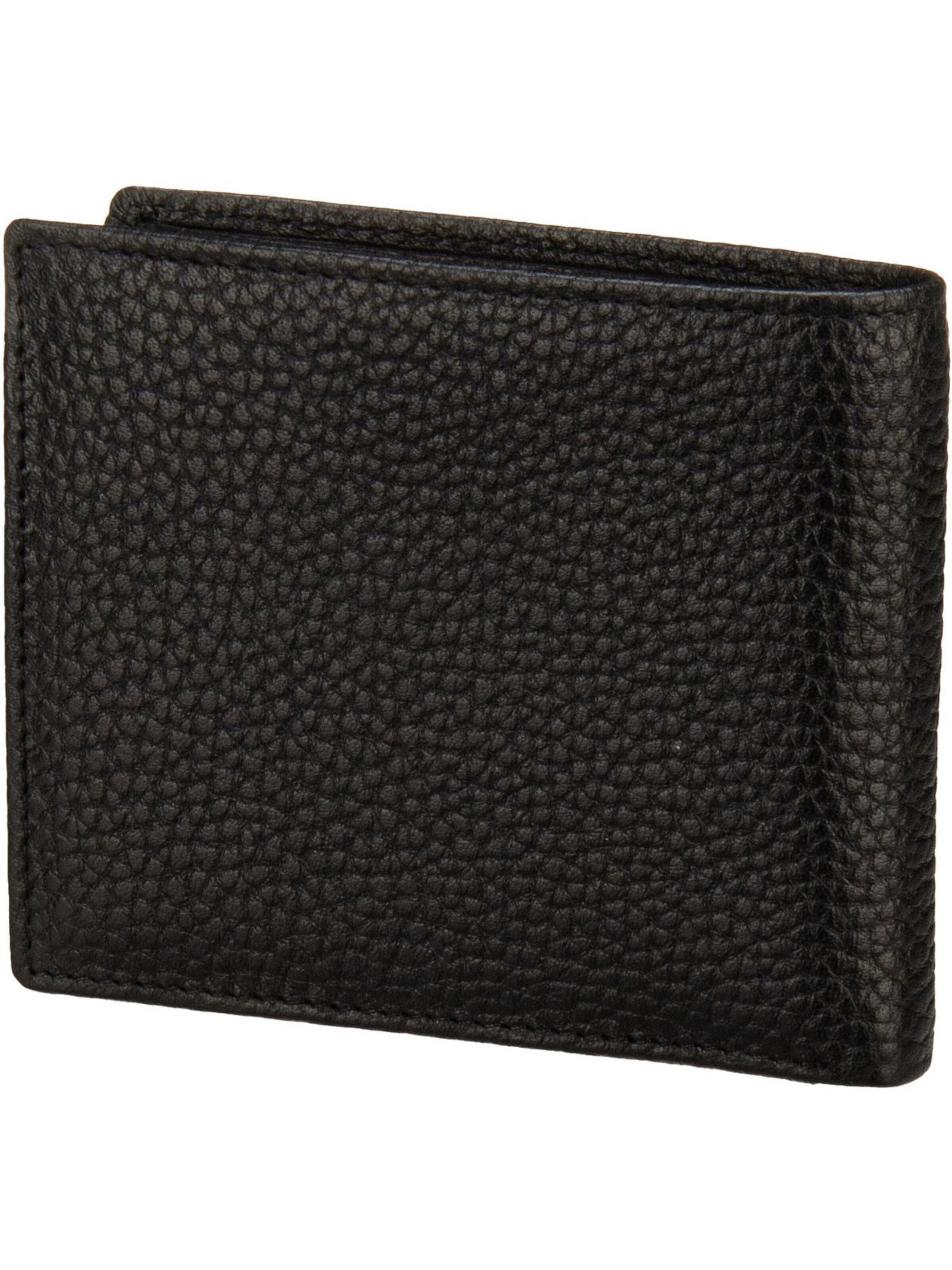 Braun Büffel Wallet 'Theo' in Black