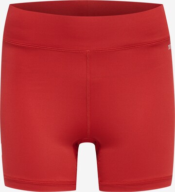 Hummel Workout Pants in Red: front