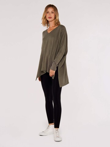 Pull-over oversize Apricot en vert