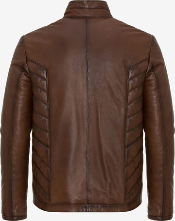 Veste mi-saison Jimmy Sanders en marron