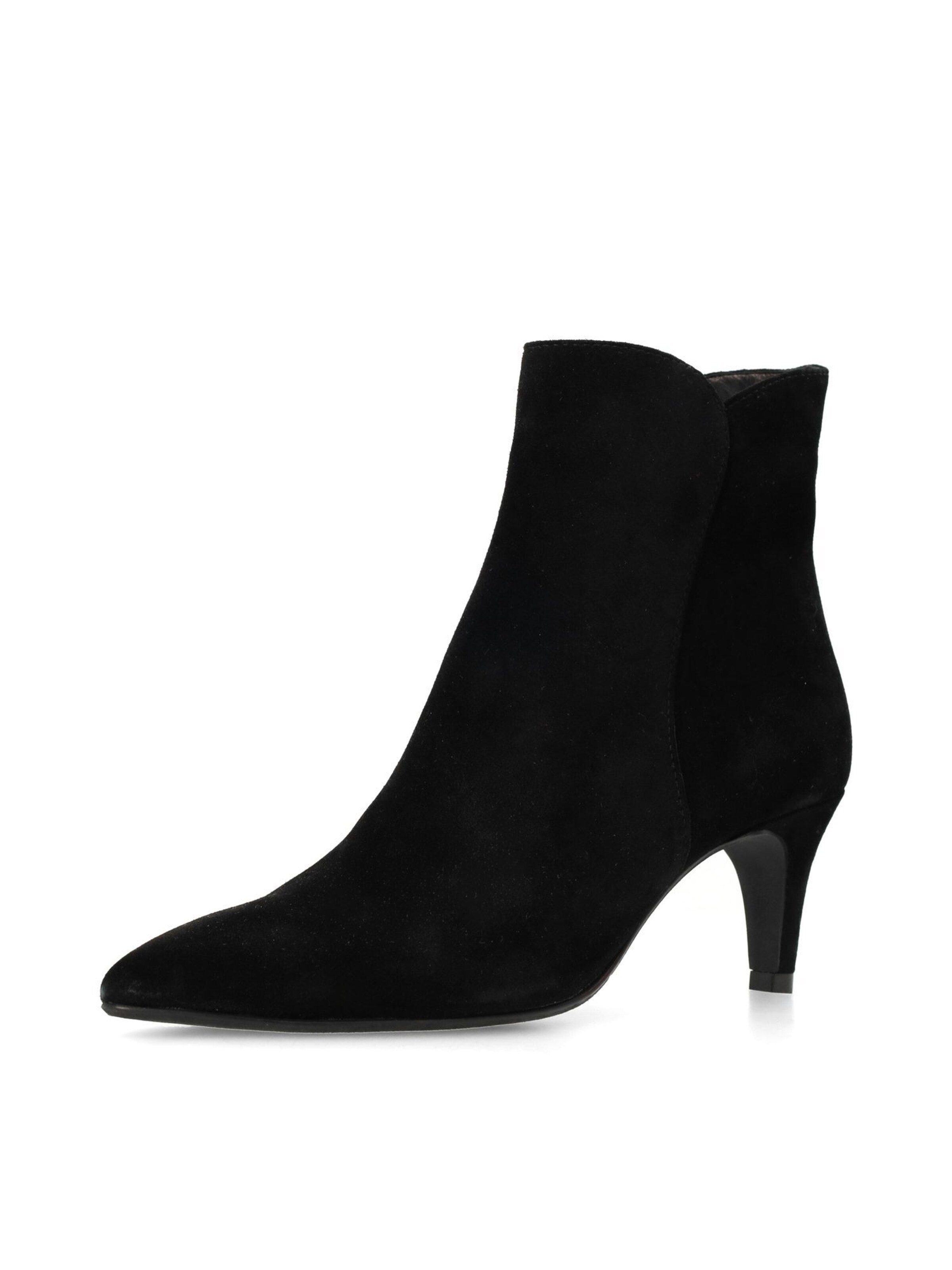 MANFIELD Stiefelette in Schwarz: Vorderseite