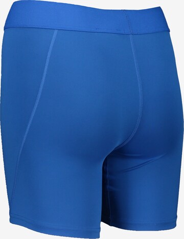 NIKE Skinny Sportunterhose in Blau