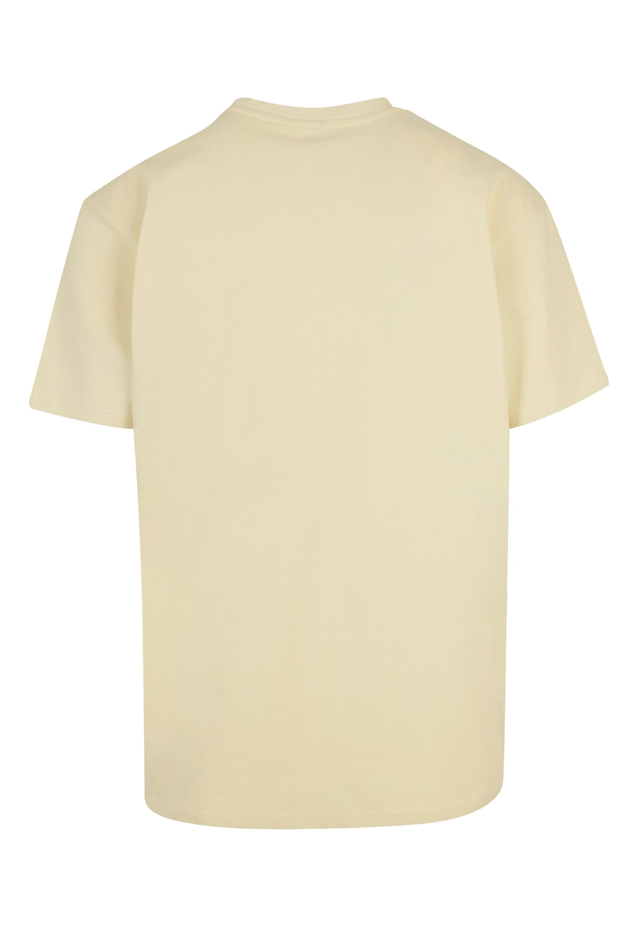 T-Shirt 'Abstract Waves' Merchcode en jaune