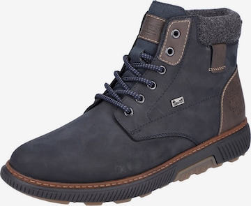 Rieker Lace-Up Boots in Blue: front