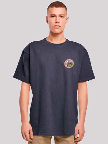 T-Shirt 'Sesamstraße Grouch Vibes Only' F4NT4STIC en bleu : devant