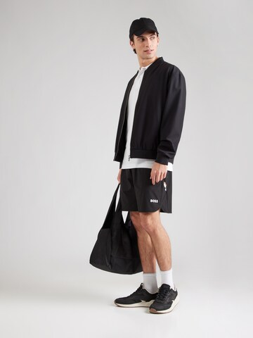 BOSS Обычный Спортивные штаны в Черный