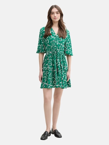TOM TAILOR DENIM Kleid in Grün