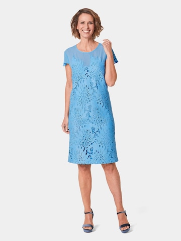 Goldner Cocktailkleid in Blau