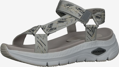 Dockers by Gerli Sandale in beige / grau / schwarz, Produktansicht