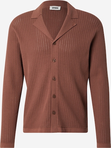 DRYKORN - Casaco de malha 'RAYMONT' em castanho: frente