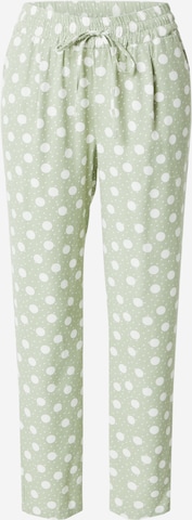 Pantalon 'JESMILO' VERO MODA en vert : devant