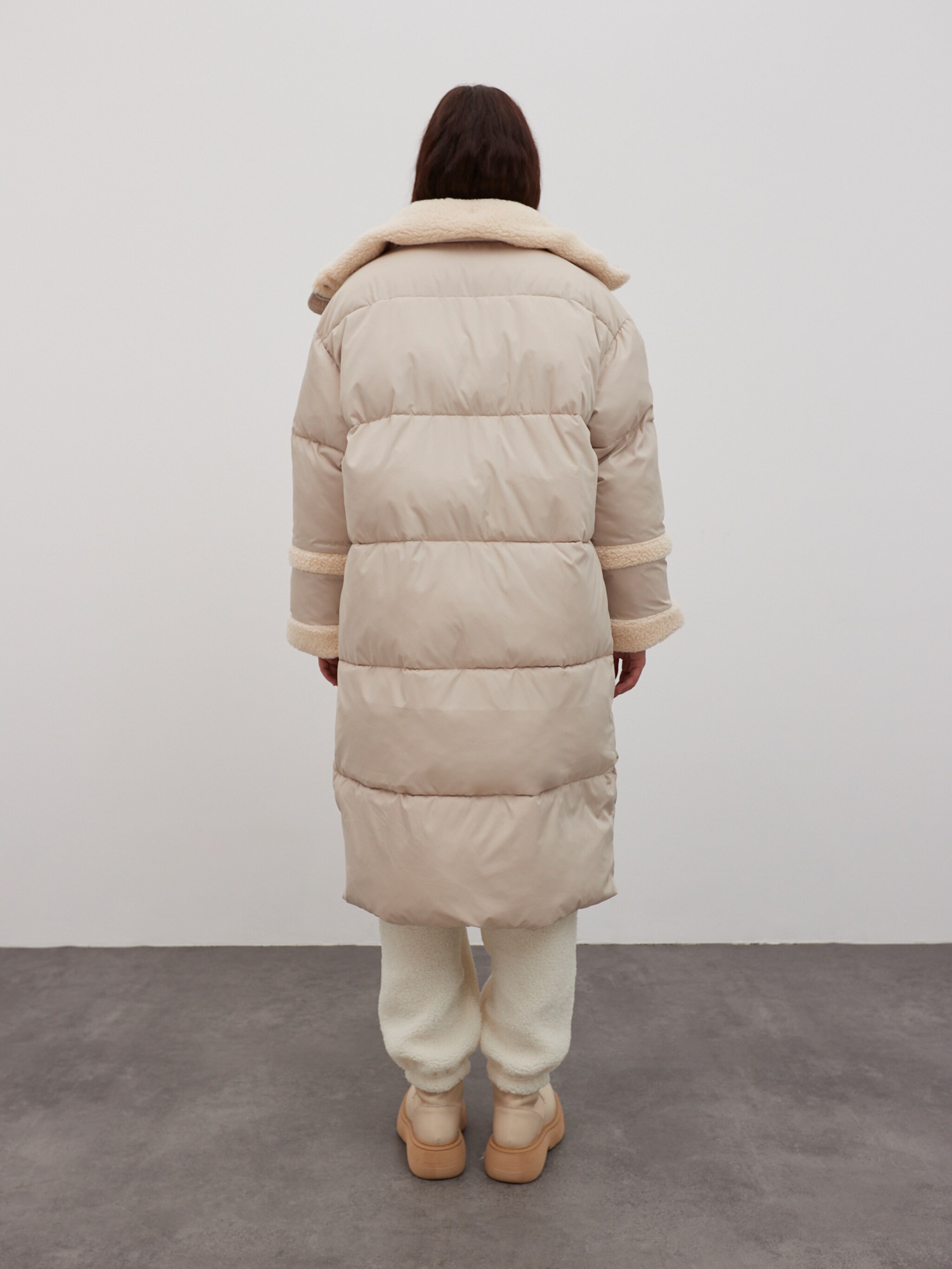 EDITED Produits Manteau d’hiver 'Oda' beige
