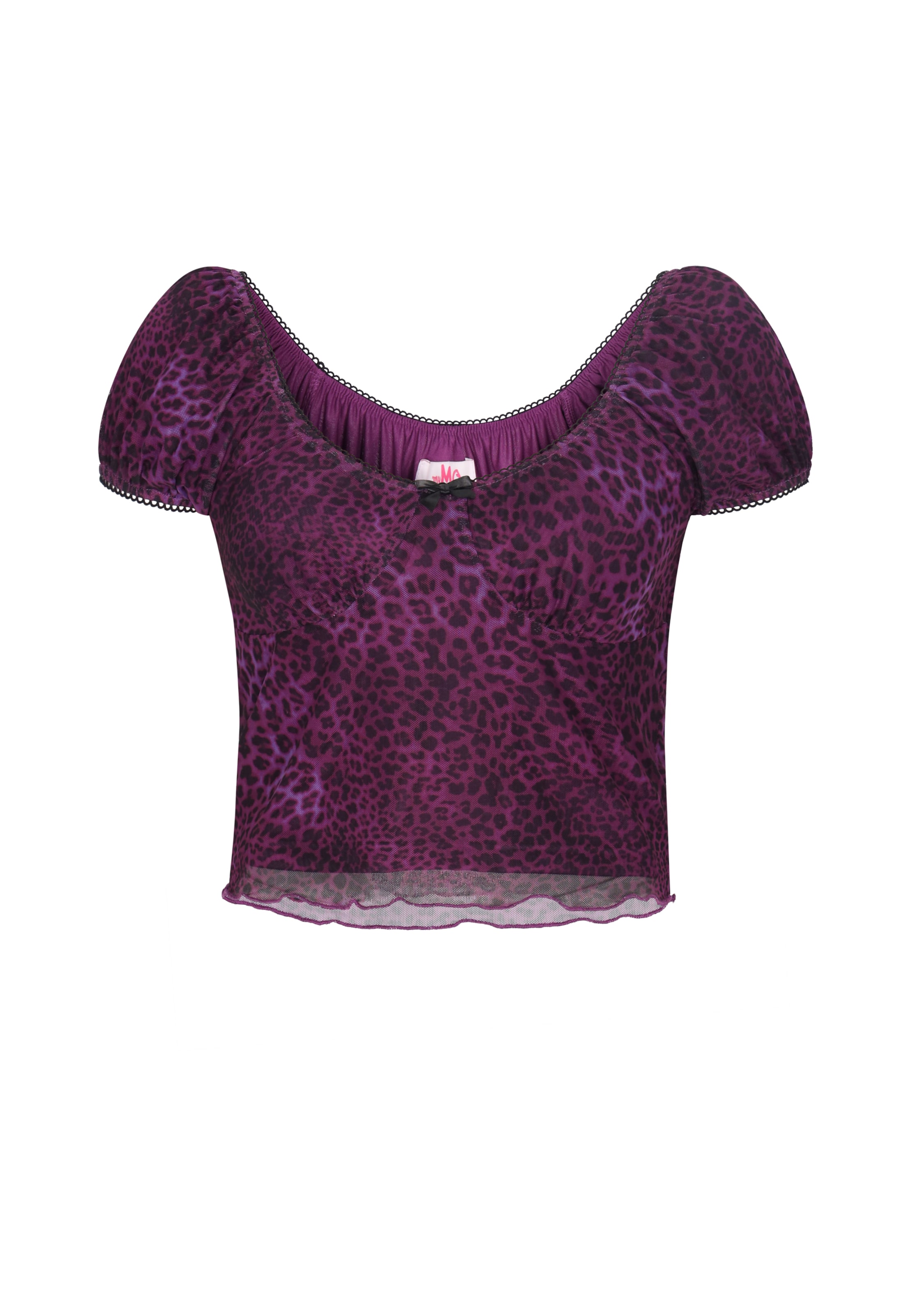 MYMO Blouse in Lila: voorkant