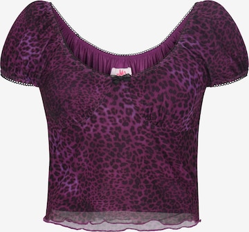 MYMO Blouse in Lila: voorkant