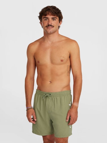 O'NEILL Szorty kąpielowe 'Logo 16''' w kolorze zielony: przód