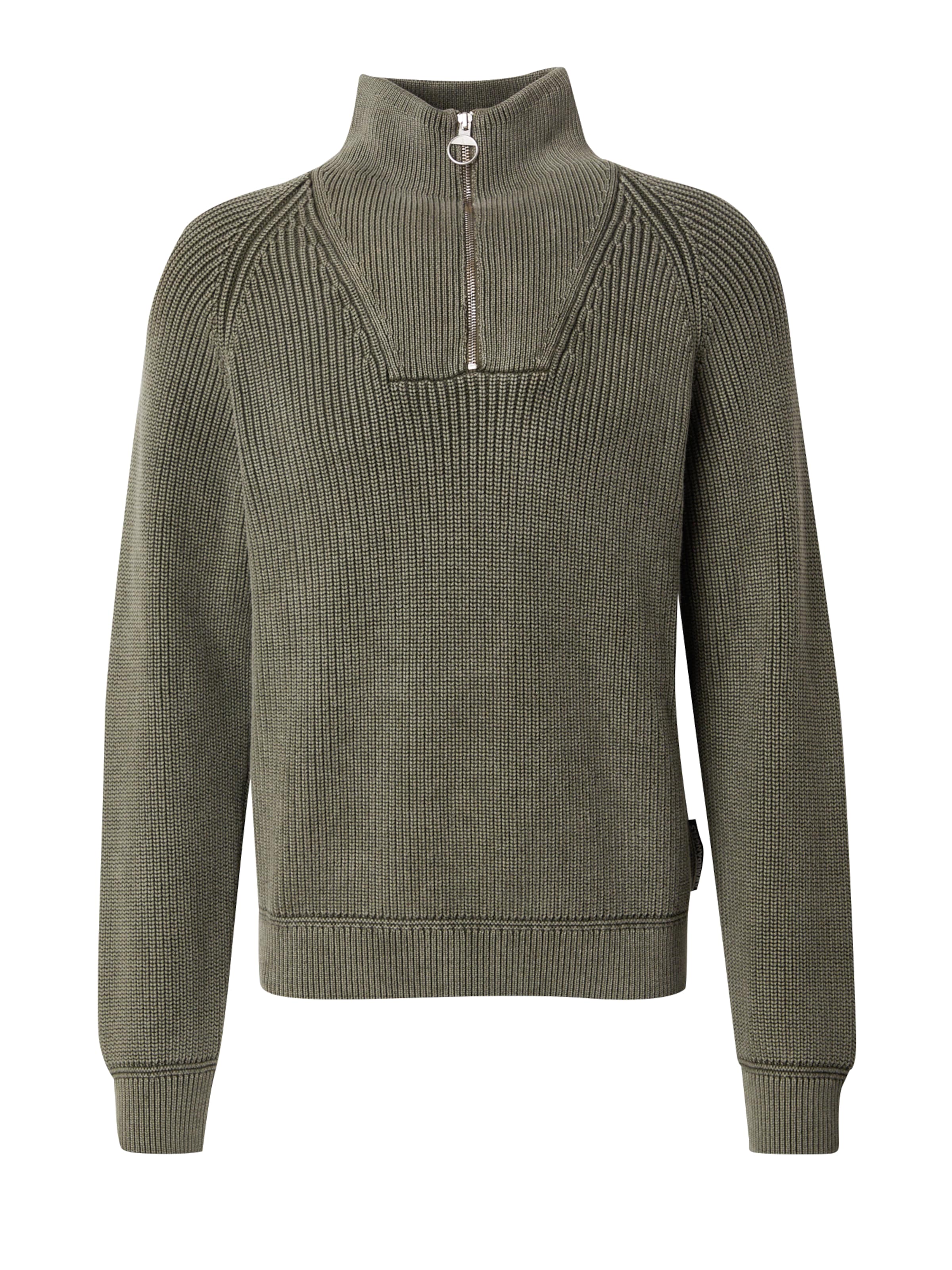 ARMEDANGELS Tröja 'KAALVES' i grön: framsida