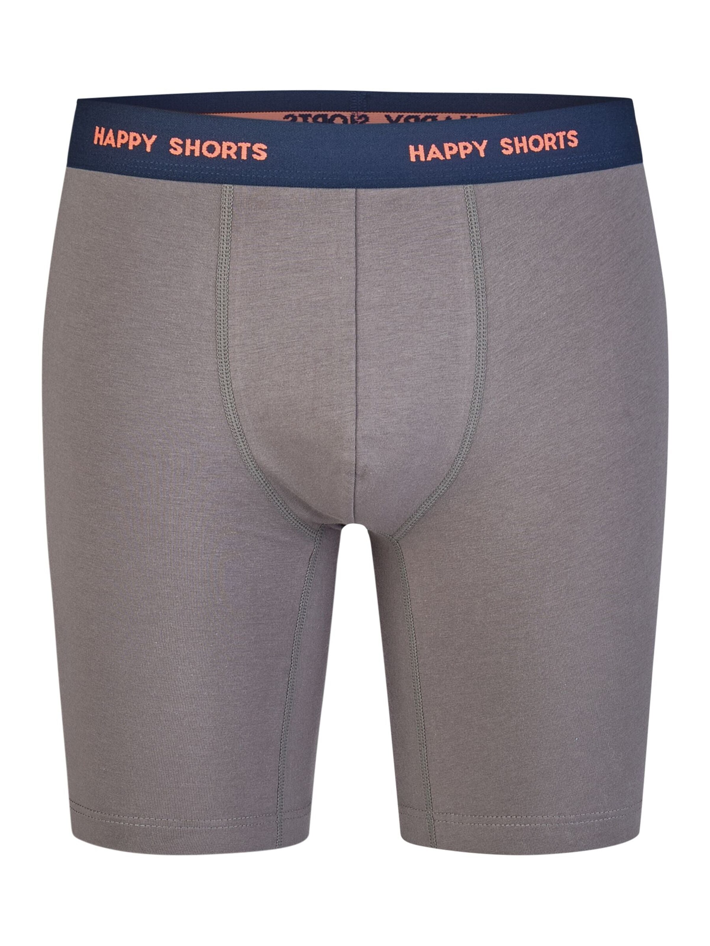 Happy Shorts Boxershorts '2 Happy Shorts Jersey Trunk Long Men's Boxer Shorts Pant' in Blau