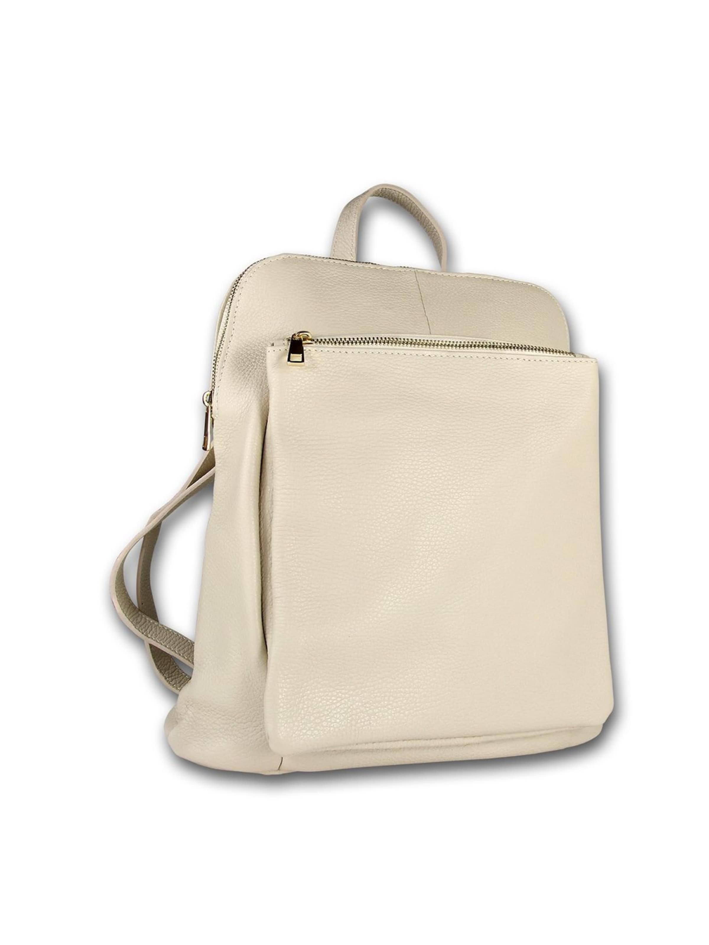 Toscanto Backpack in Beige: front