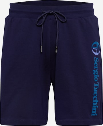 Sergio Tacchini Športne hlače 'NEW IBERIS' | modra barva: sprednja stran