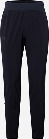 UNDER ARMOUR Workout Pants 'Outrun' in Anthracite / Black, Item view