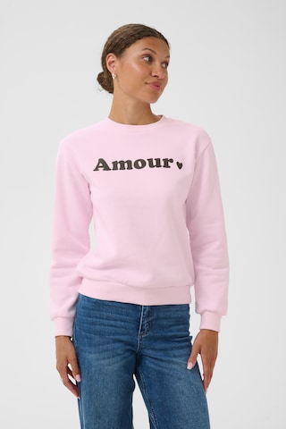 Kaffe Sweatshirt 'KAmila ' i pink: forside