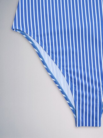 The Set - Soutien de tecido Fato de banho em azul