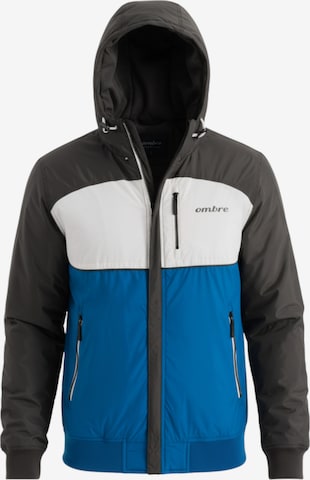 Ombre Tussenjas 'OM-JANP-0194' in Blauw: voorkant