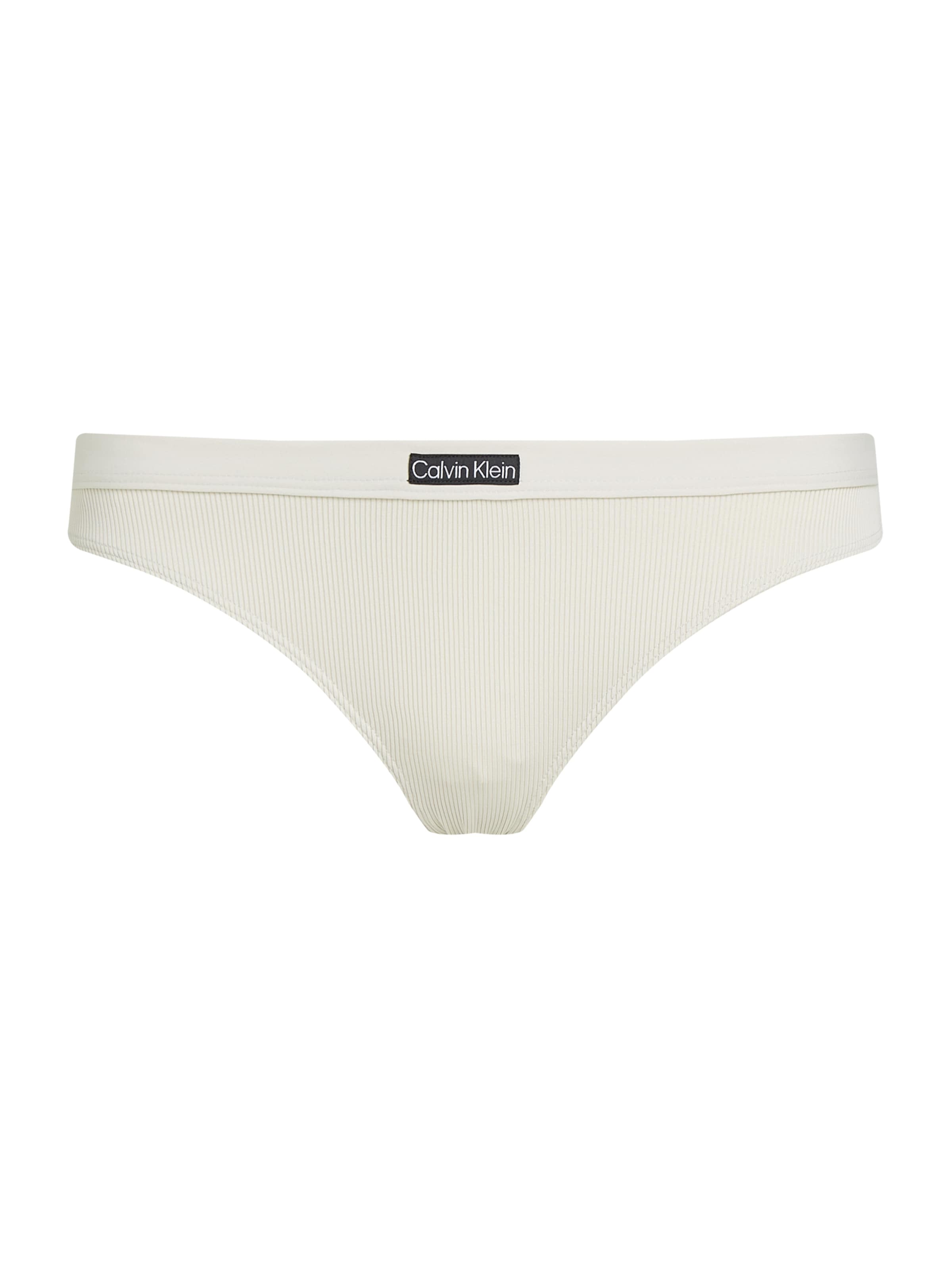 Calvin Klein Swimwear Bikinibroek in Wit: voorkant