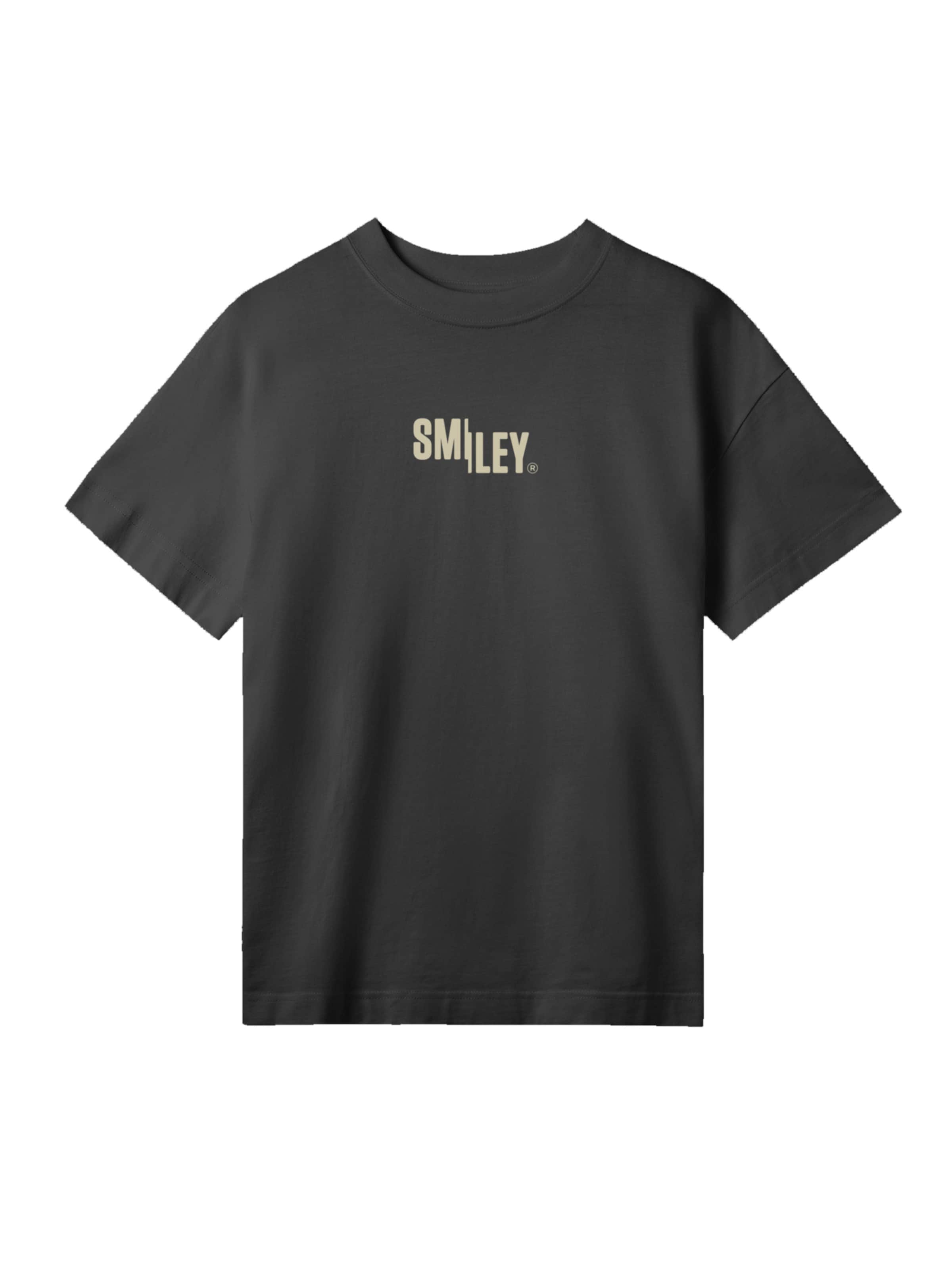 F4NT4STIC Shirt 'SMILEY' in schwarz, Produktansicht