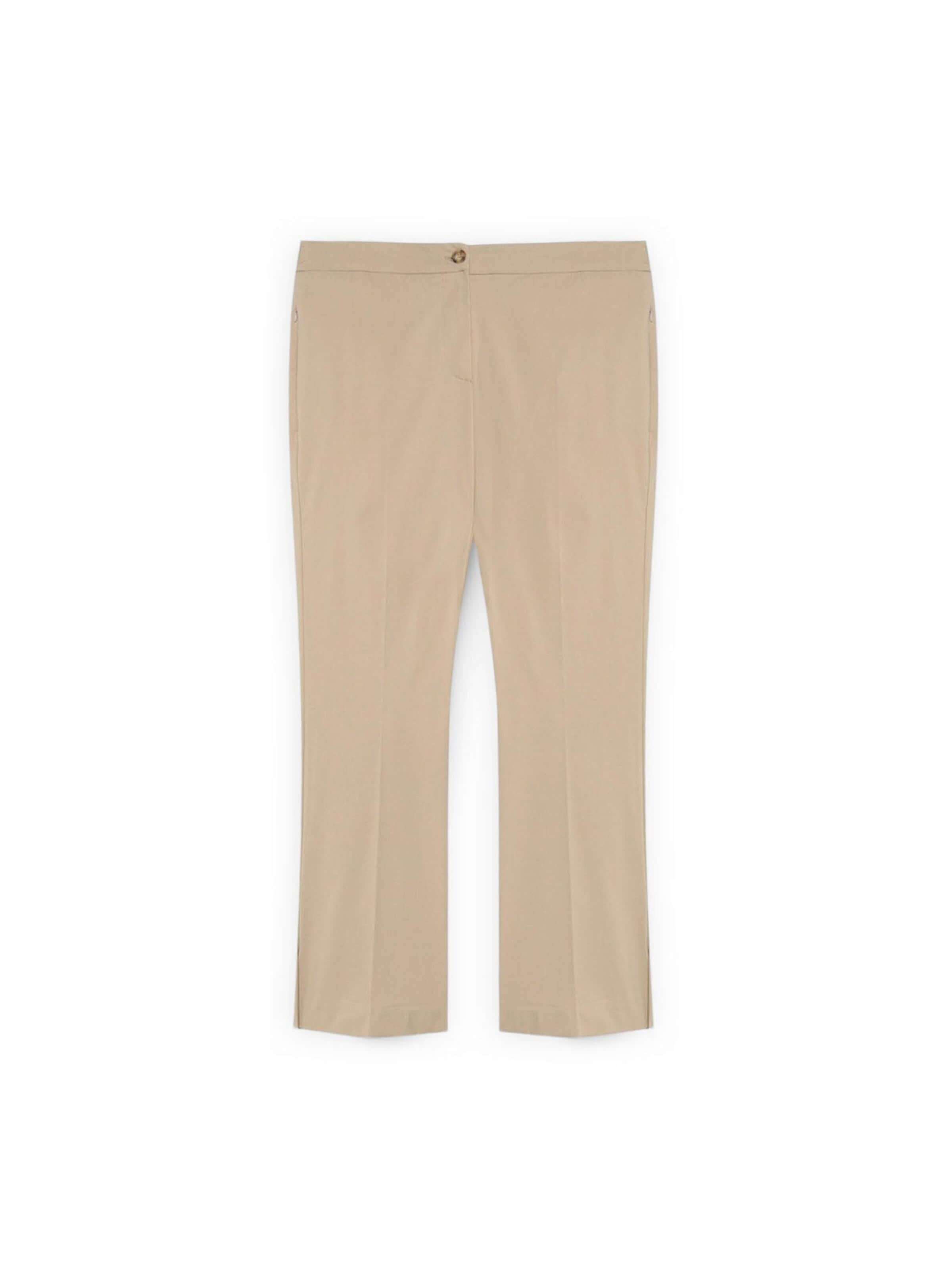 Fiorella Rubino - Acampanado Pantalón en beige: frente