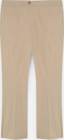 Fiorella Rubino - Acampanado Pantalón en beige: frente