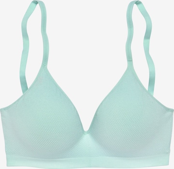 LASCANA Push-up Bra in Green: front
