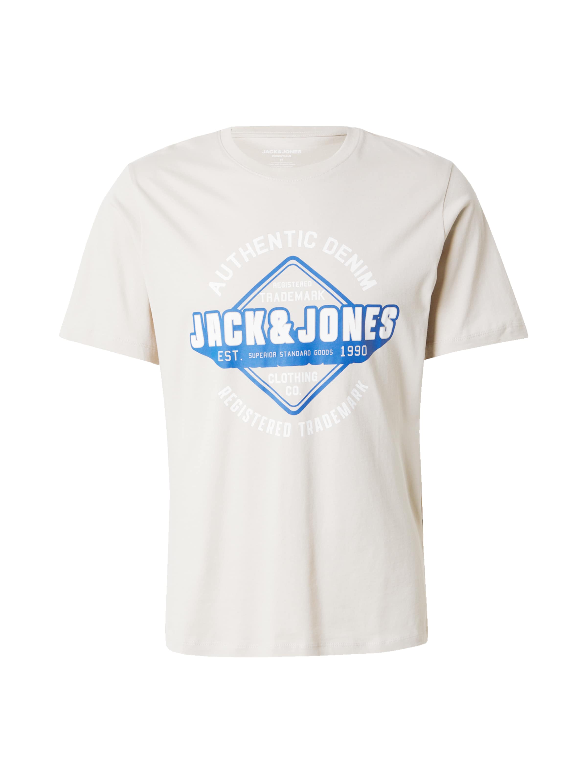 JACK & JONES Μπλουζάκι σε μπεζ: μπροστά