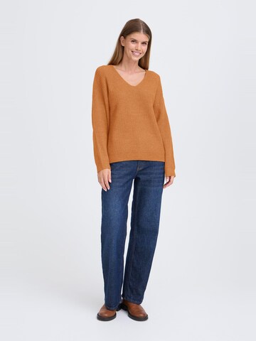 Pull-over ' OXICALLIE ' Oxmo en marron