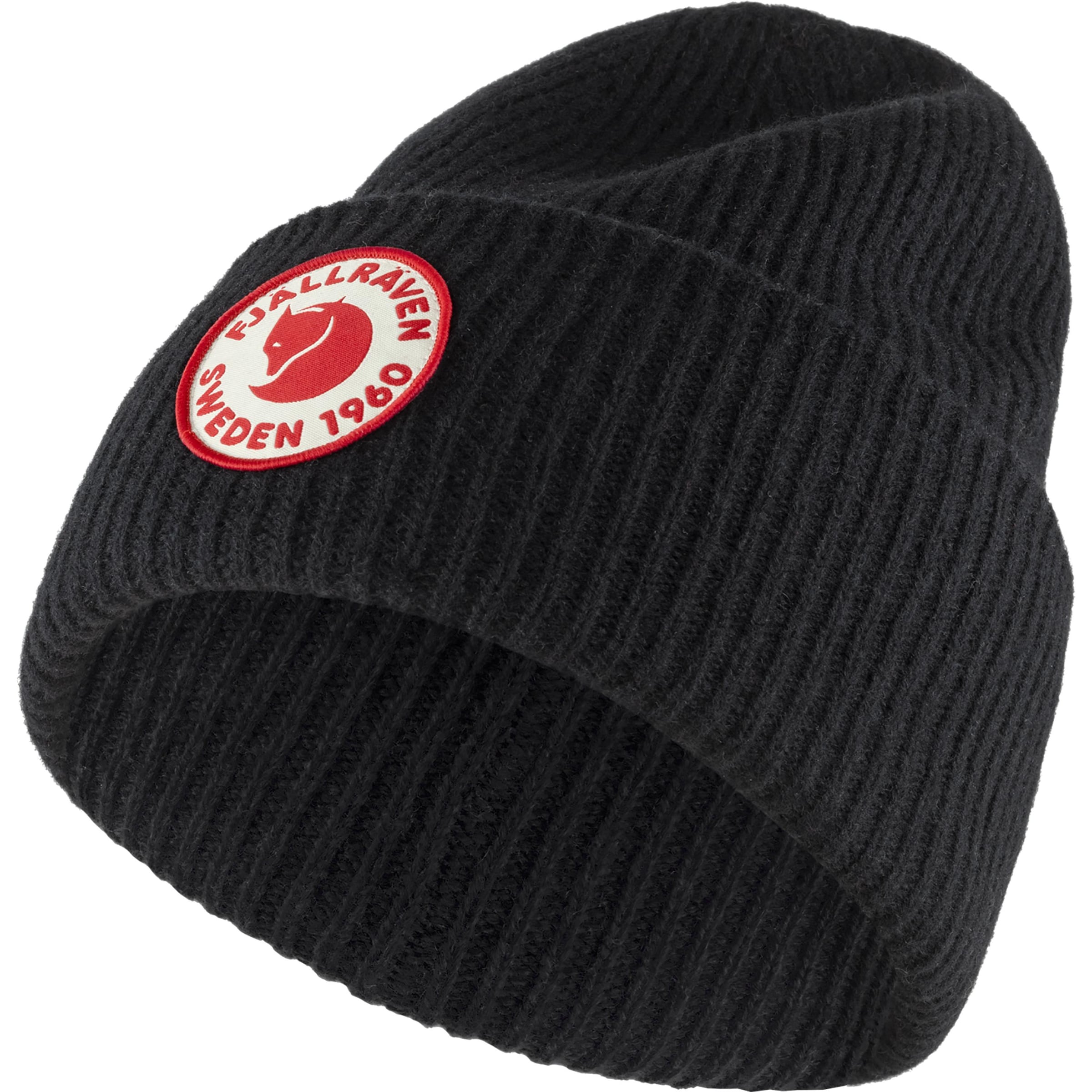 Fjällräven Beanie '1960' in Red / Black / White, Item view