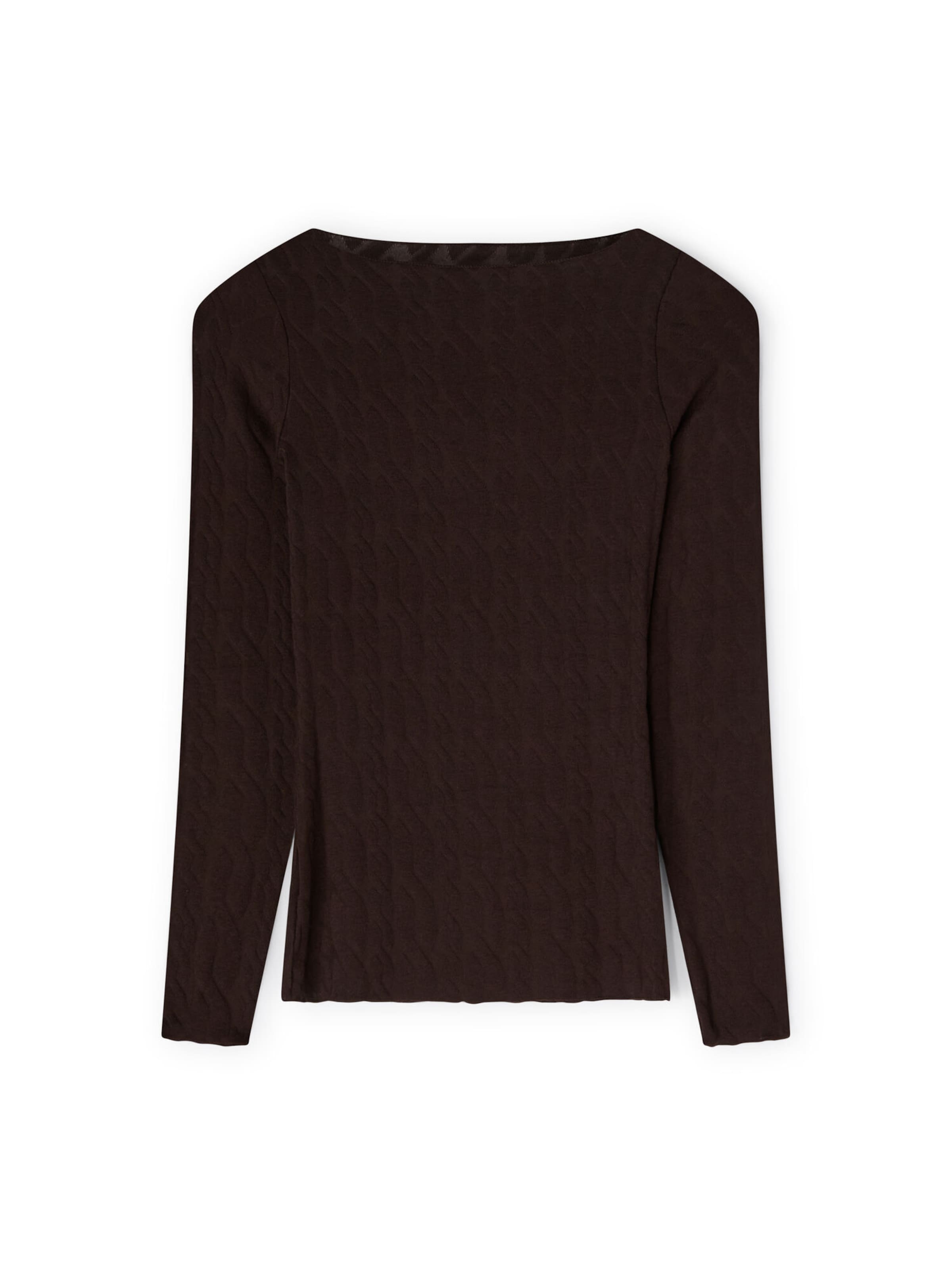 INTIMISSIMI Shirt 'Ultralight' in Braun: Vorderseite