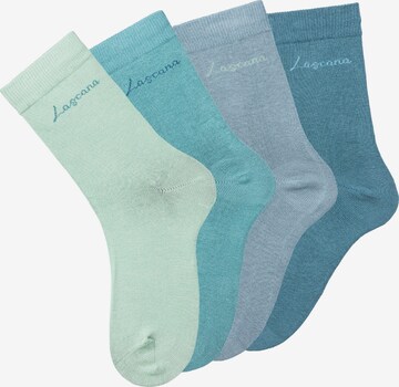 LASCANA Socks in Blue: front