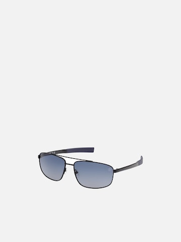 TIMBERLAND Zonnebril 'Timberland TB00061 Shiny pale gold 62/16/140 MAN Sunglasses' in Zwart