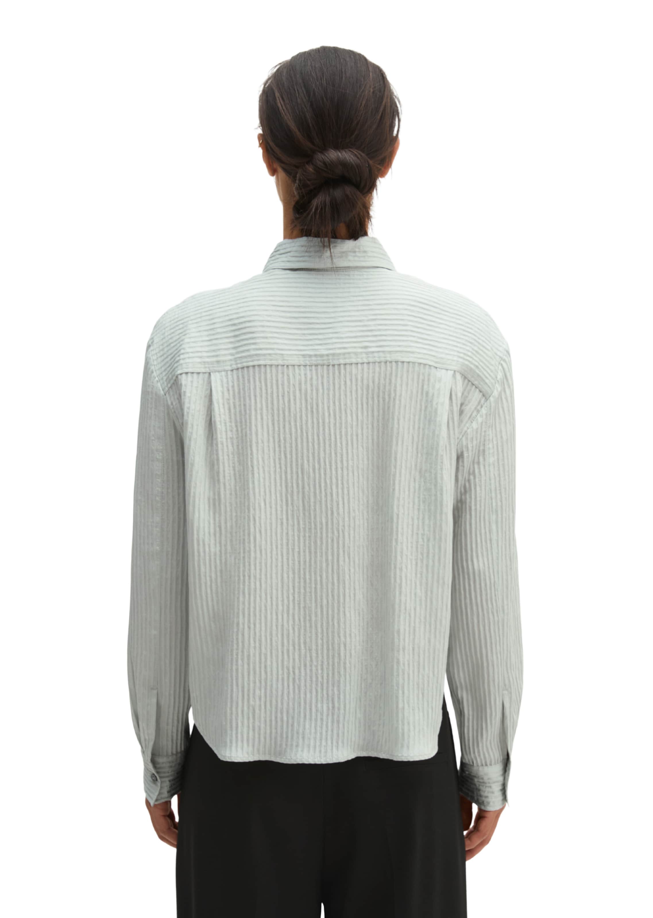 Marc O'Polo Bluse in Grau: Rückseite