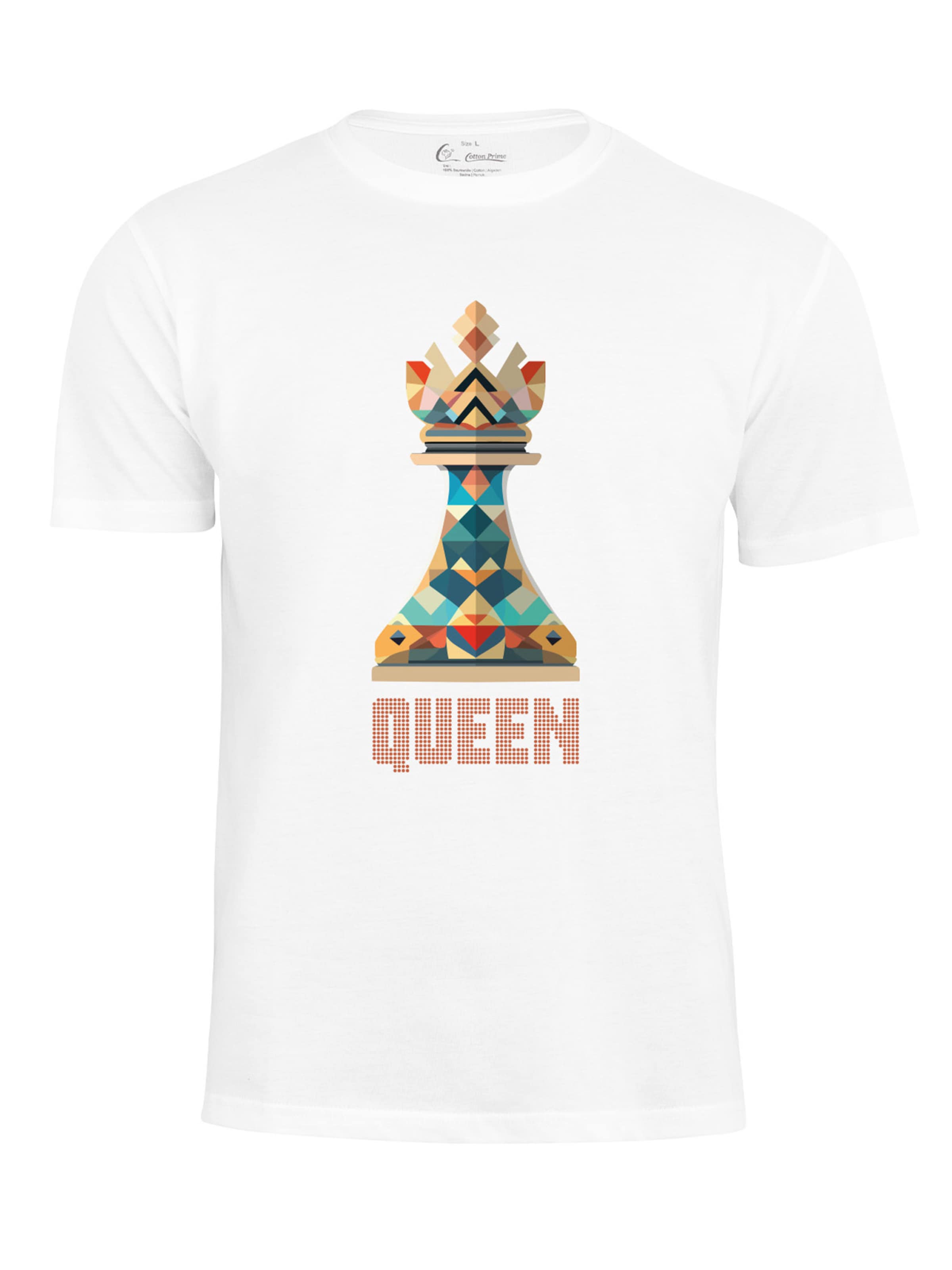 Cotton Prime Shirt 'Queen' in White: front