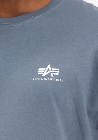 Regular fit Tricou de la ALPHA INDUSTRIES pe albastru