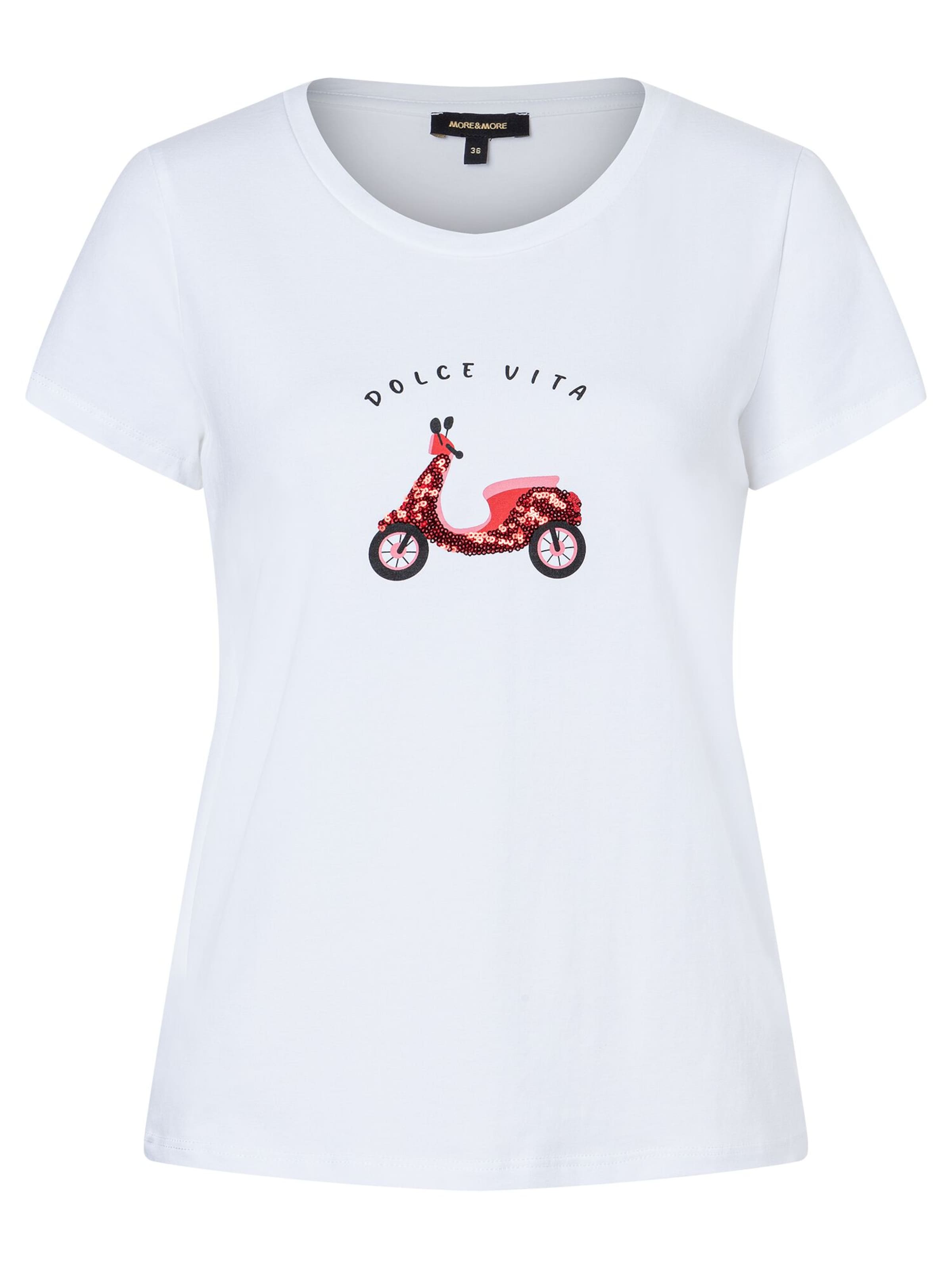 MORE & MORE T-Shirt in Weiß: Vorderseite