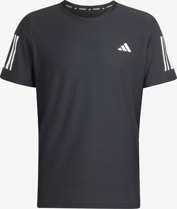 T-Shirt fonctionnel 'Own the Run' ADIDAS PERFORMANCE en noir : devant