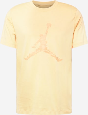 T-Shirt Jordan en jaune : devant