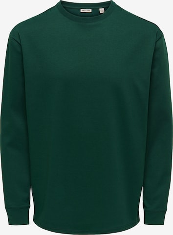 Only & Sons Dressipluus 'ONSCaspian', värv roheline: eest vaates