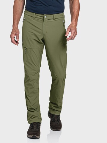 Schöffel Regular Outdoorhose 'Koper1' in Grün: predná strana