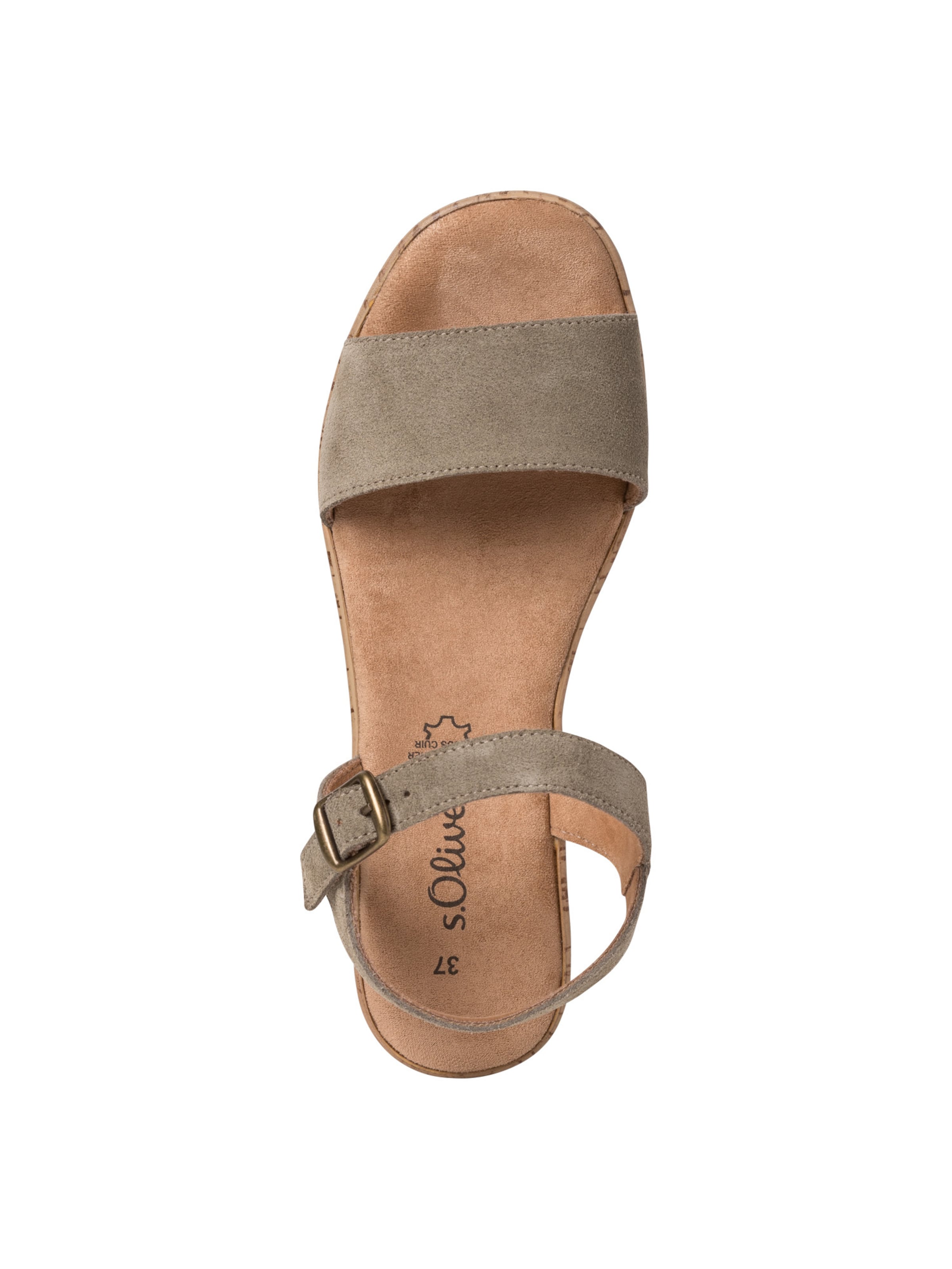 s.Oliver - Sandália em verde