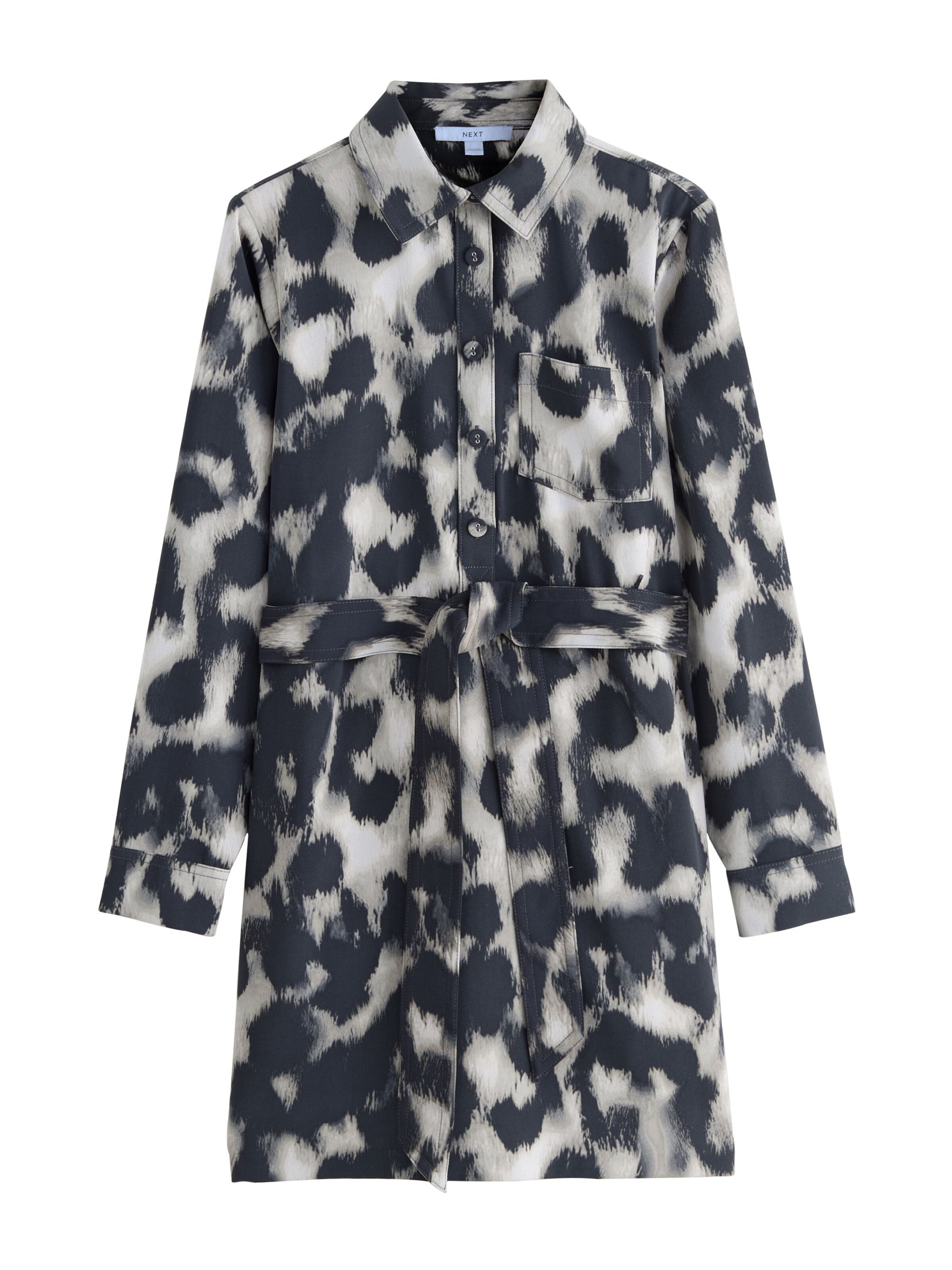 Rochie tip bluză de la Next pe gri: față